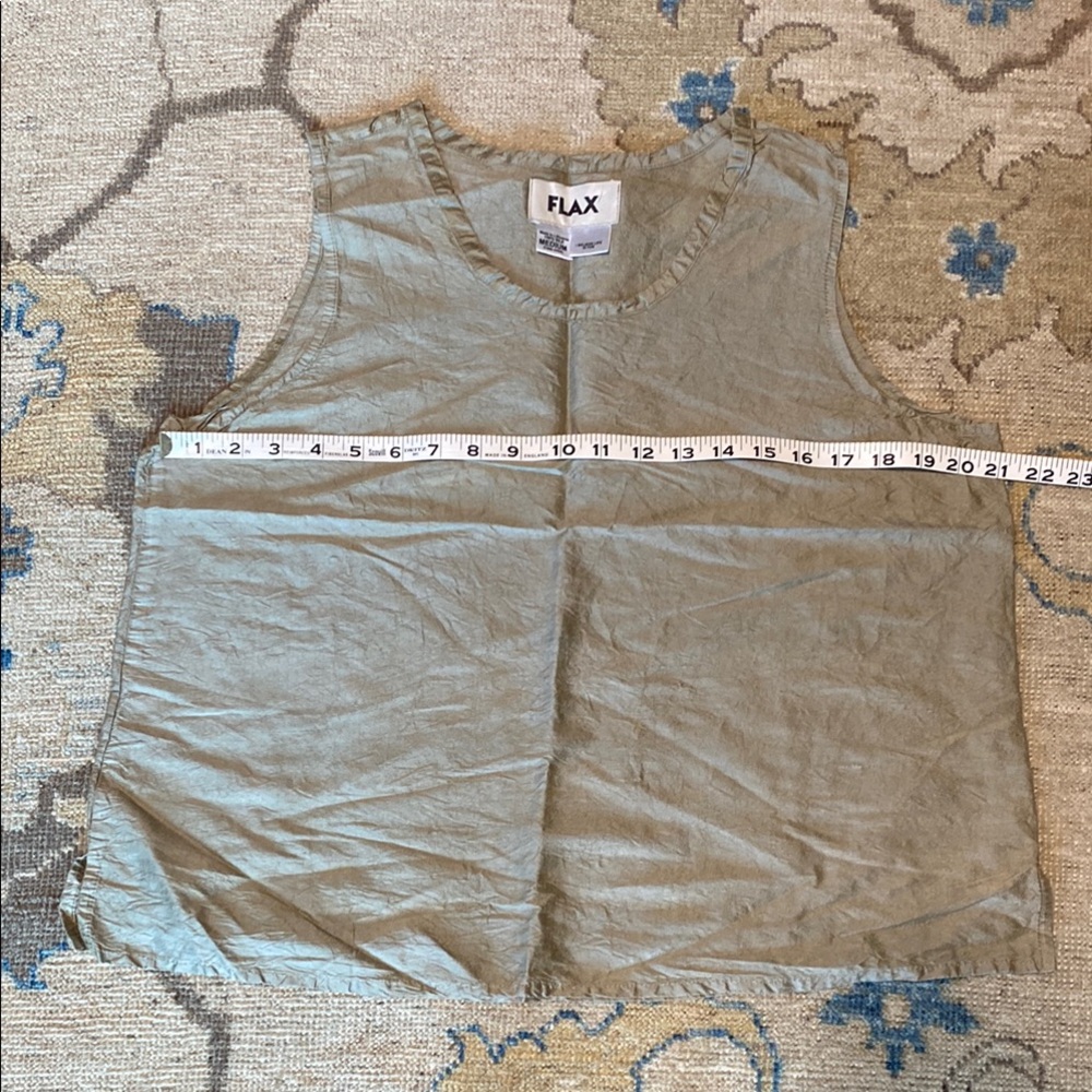 Flax Silk Tank sz M